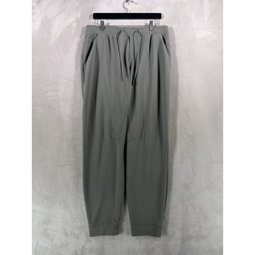 Lululemon City Sweat Joggers Mens Large Sage Gray Drawstring Lounge Pants